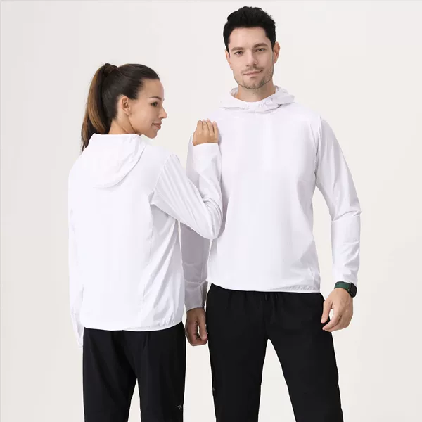 Niaojia's Same Style Hooded Pullover Sports Sweatshirt Cross-Border Men's Skin Clothing Outdoor Windbreaker Cycling Clothing Running Versatile