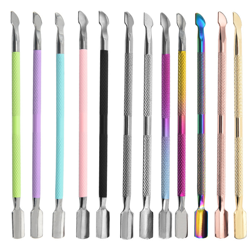 exfoliating double-sided nail polish stainless steel
