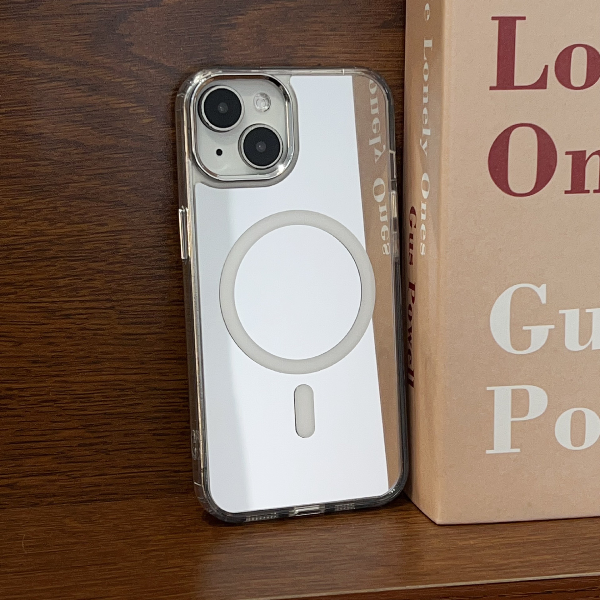 Magnetic mirror phone case for iPhone 15 Pro Max, full coverage for iPhone 17 Pro, and electroplated 18-inch phone cases.