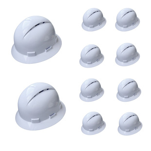 Large Brim Safety Helmet, Power Mining Full Brim Thickeneded Hdpe Knob Protective Helmet