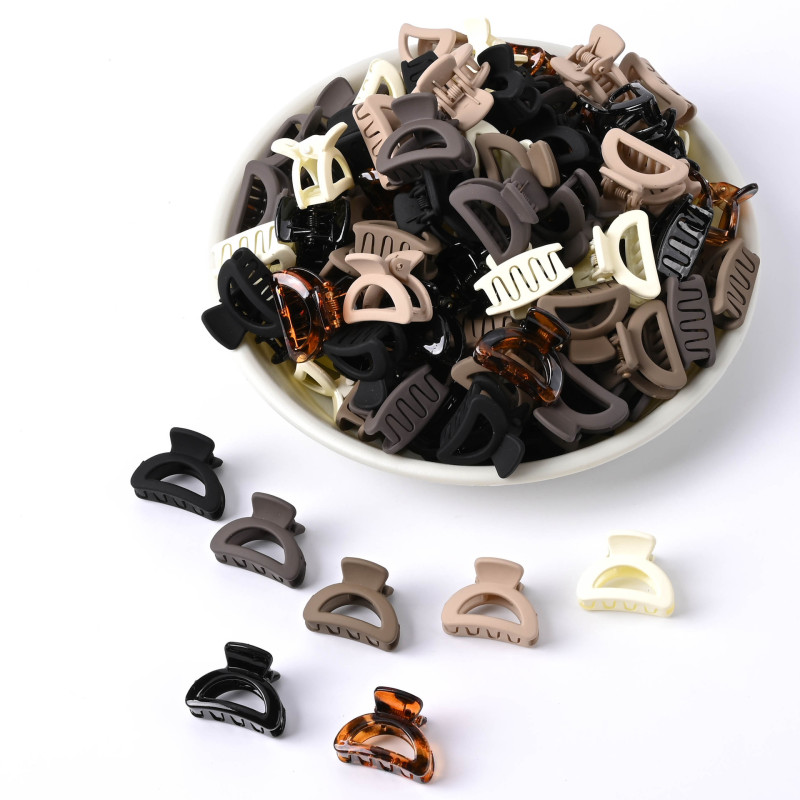 2.5cm Semi-Circle Hairpin Women's Hair Accessories Fashionable and Simple Travel Essential Clip Broken Hair Bangs Side Clip Export Supply