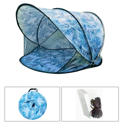 Carefully Selected Beach Tents, Sun Protection and Windproof Beach Tents, Fully Automatic Quick-Opening Outdoor Folding Sunshade for Outings (Avtomobil dam çadırları) - maple-leaf-style-2-3-people