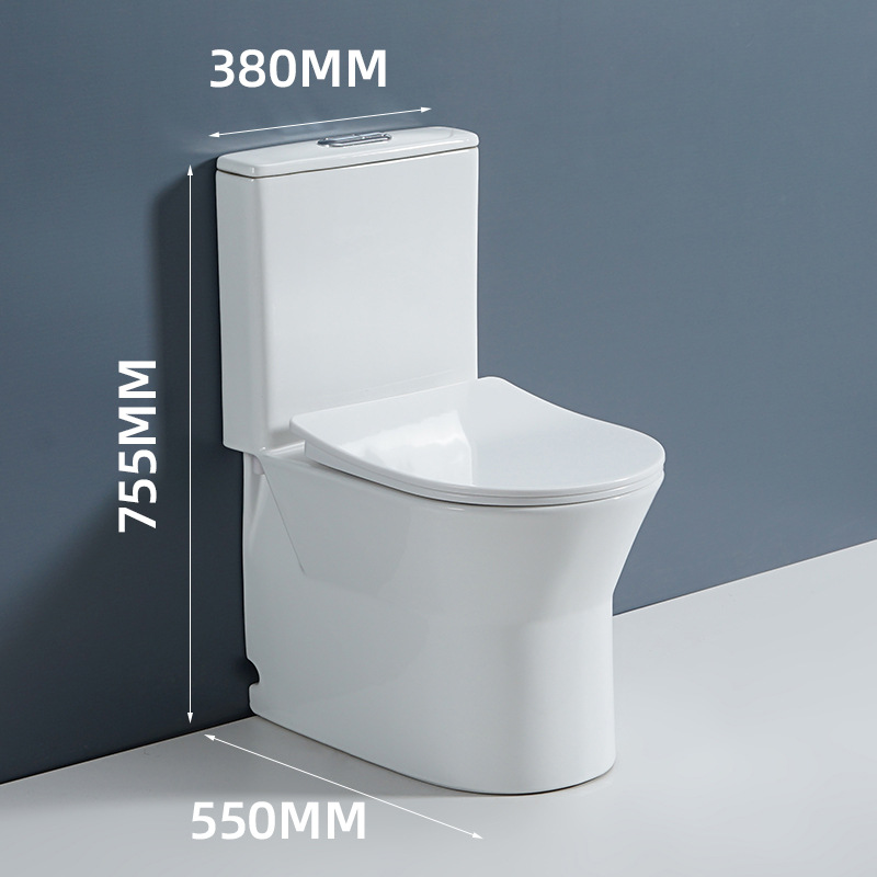 Inodoro de tipo sifón tipo inodoro doméstico material cerámico fuente de suministro directo soporte de fabricación LOGO