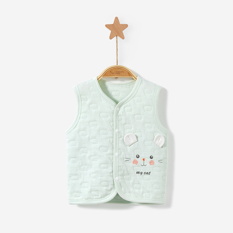 Chaleco DE LOS NIÑOS Primavera, Otoño e Invierno bebé recién nacido acolchado cálido otoño ropa niños y niñas desgaste exterior chaleco bebé chaleco