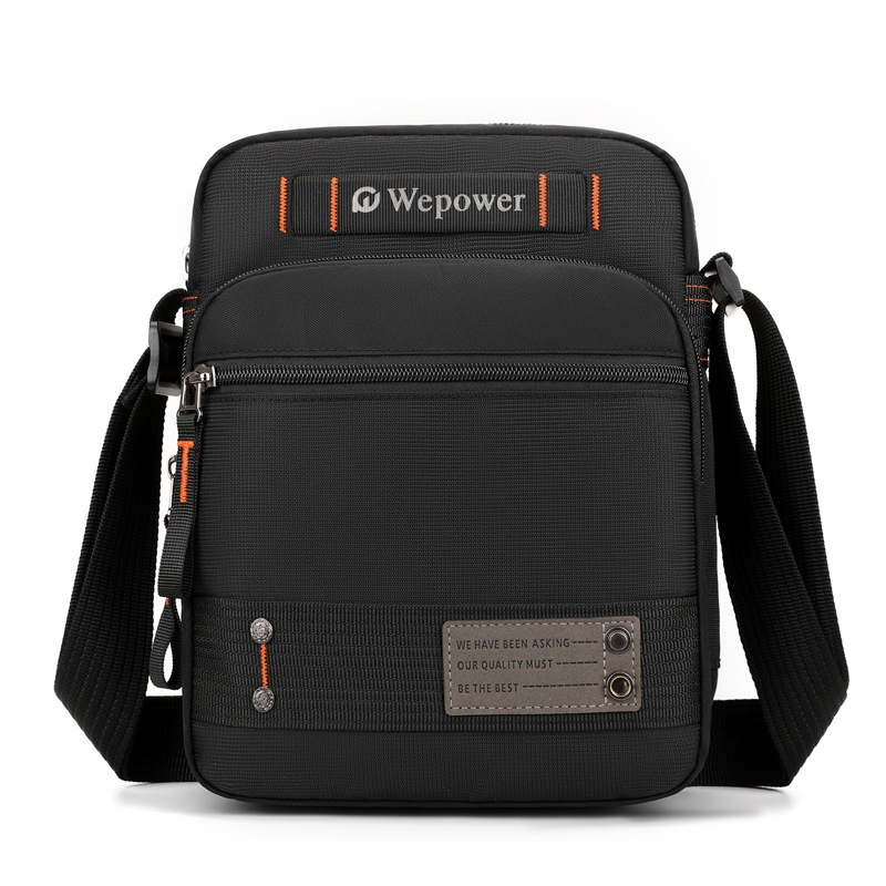 WEPOWER nuevo bolso de mensajero bolso de hombro para hombre bolso de hombre impermeable y resistente al desgaste multicapa bolso de viaje de ocio ligero