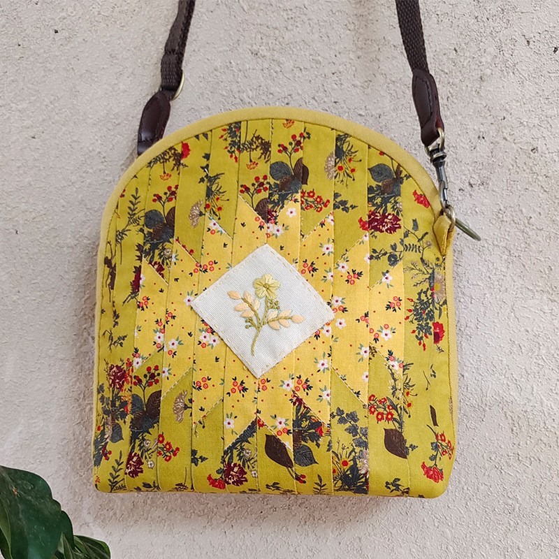 Jinhao bordado hecho a mano DIY material bolsa tela bordada mensajero bolsa de almacenamiento de producción creativa bolsa de cosméticos image 39