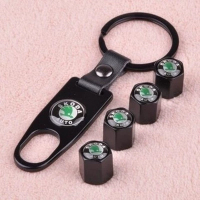 Screw Cap Personalized Valve Core: valve - skoda-set-of-4