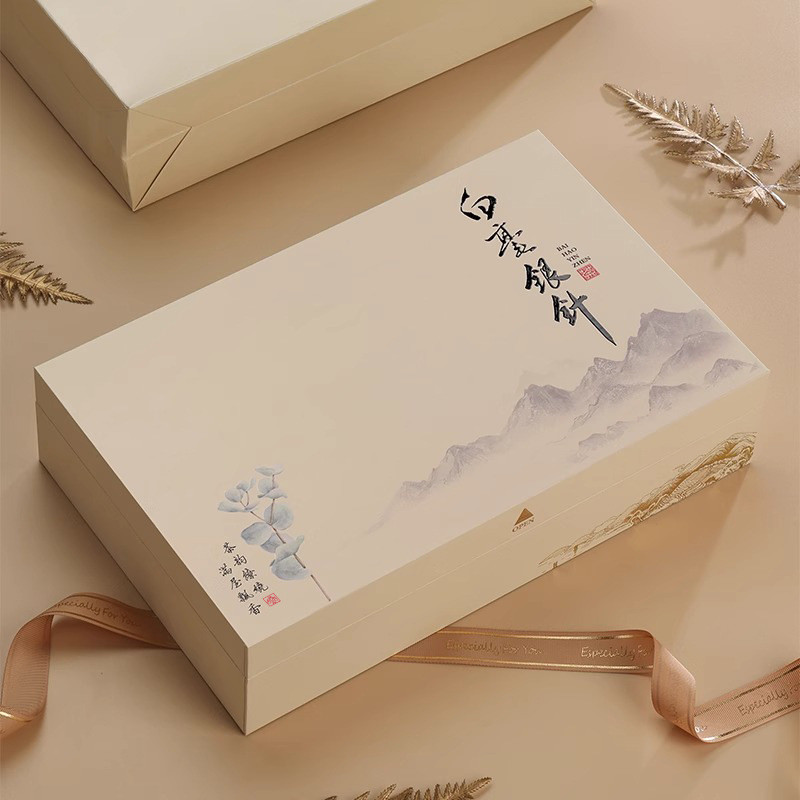 高档白毫银针茶叶包装盒半斤摆泡装福鼎白茶收纳茶盒礼盒空盒批发