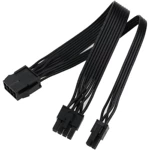 CPU 8针转CPU 8针+4针 主板ATX电源延长线 8pin供电线电缆EPS 12V