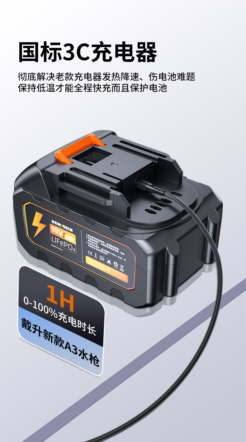 Car Wireless Car Washing Machine, Household High-Pressure Water Gun, High-Power Water Pumping Spray Gun, Portable Rechargeable Cleaning Water Gun