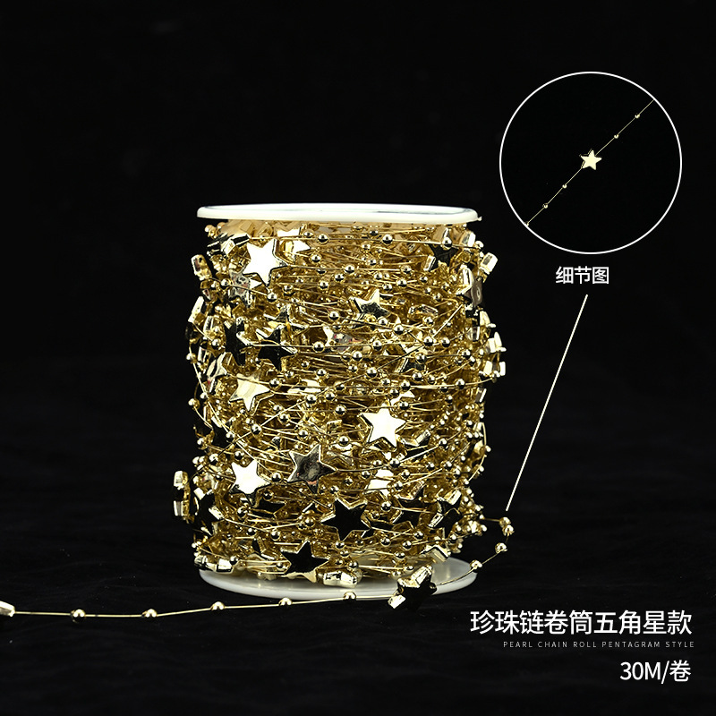 花芸真珠高級花屋資材用品花花束包装装飾花芸真珠チェーン花材料|undefined