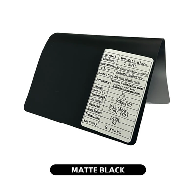 Turkey Specializes in Invisible Car paint protective film - tpu-basfbasf-matte-black-152cm15m-one-roll