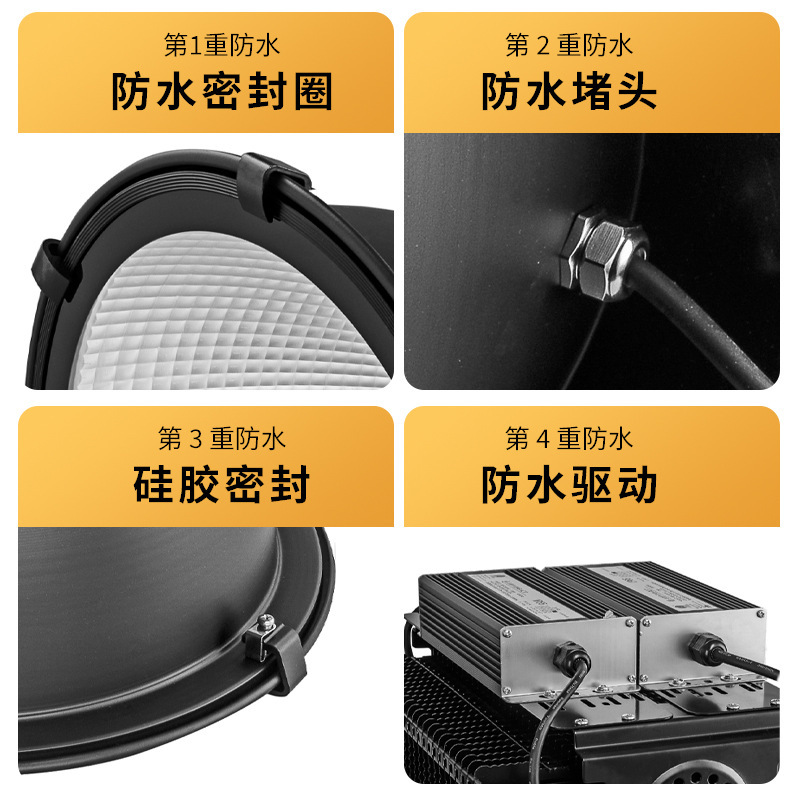 クロスボーダーledタワー吊灯800w1000wサーチライト屋外工業照明高ポールライト大出力投光器|undefined