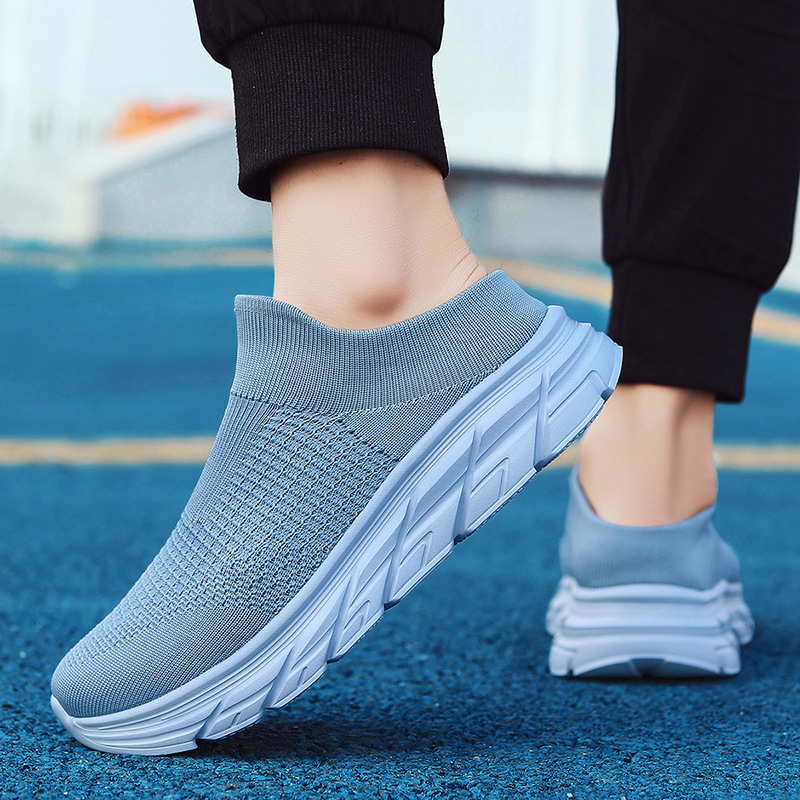 Mules Deportivos para Hombre Talla 46-47 de Tejido Volador y MD Transpirable para Ocio