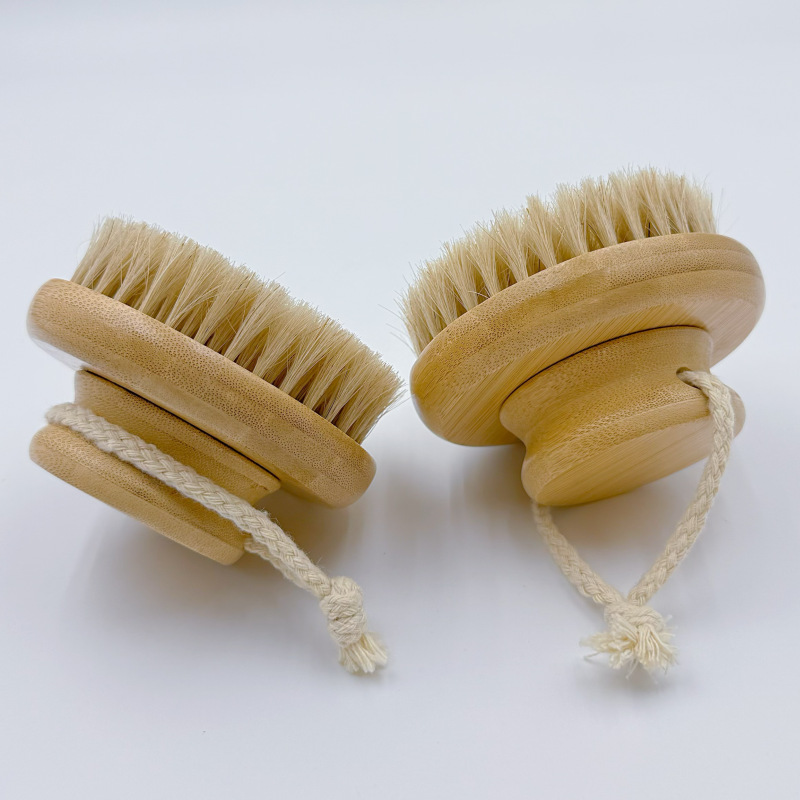 Fuente personalizable cepillo de baño explosivo transfronterizo cepillo de pelo de caballo limpieza profunda cepillo trasero cepillo de baño artefacto de baño