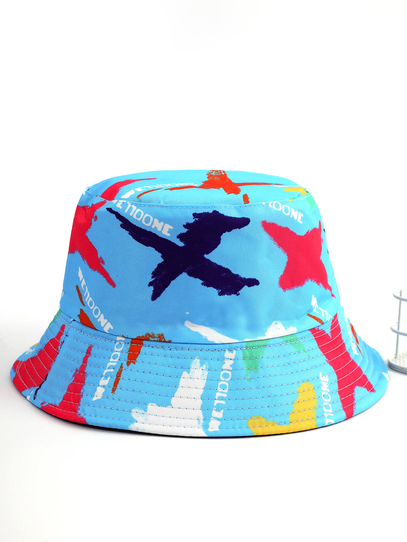 Sombrero de pescador impreso de doble cara personalizado para mujer sombrero de cuenca deportes de viaje al aire libre protección solar sombrero para el sol