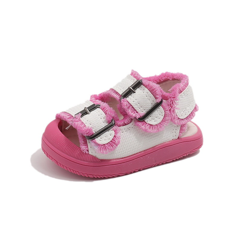 Lauflernschuhe für Kleinkinder, weiche Sohle, niedliche und verspielte Mädchenschuhe für einjährige Kinder_voghion.com