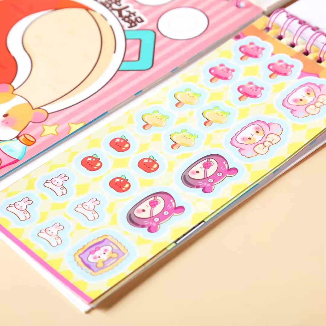 Diversión de dibujos animados juguetes de rompecabezas para niños juguetes de puzzle para niñas regalos de niños regalos de paisaje pegatinas