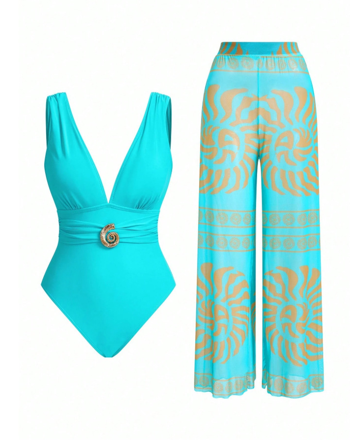 Dames badpak eendelig sexy bedrukt sneldrogende zwemkleding_voghion.com