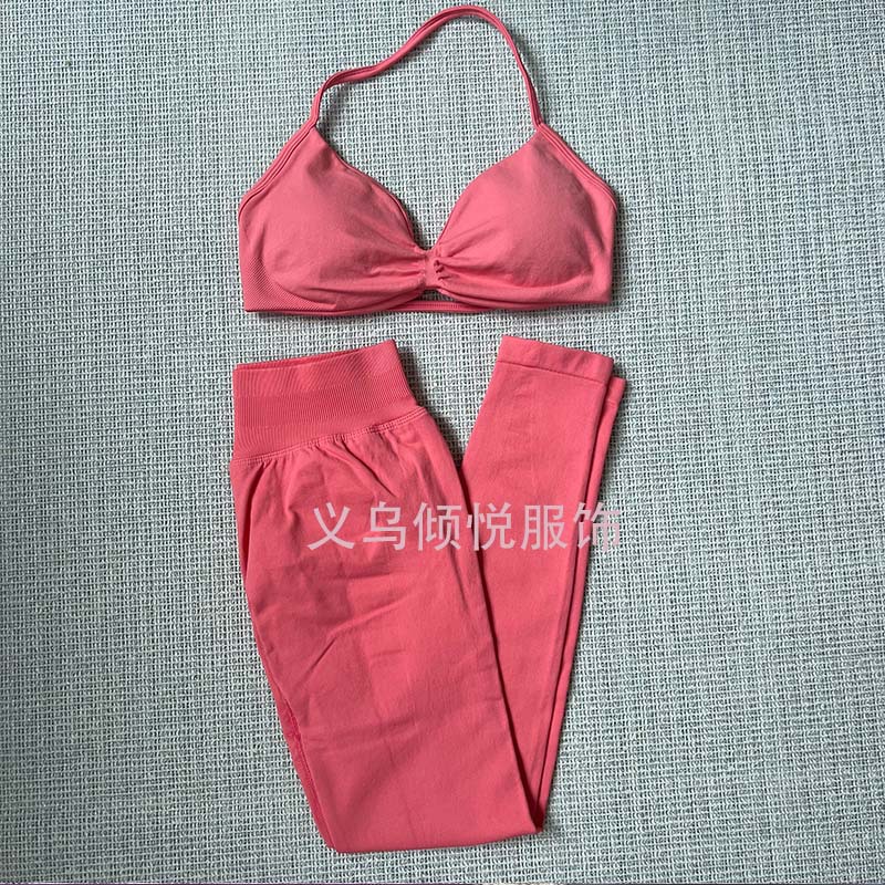DFYNE AliExpress TK Venta caliente Sujetador pequeño Pantalones cortos Traje de pantalones Yoga Fitness Deportes Casual Traje transpirable