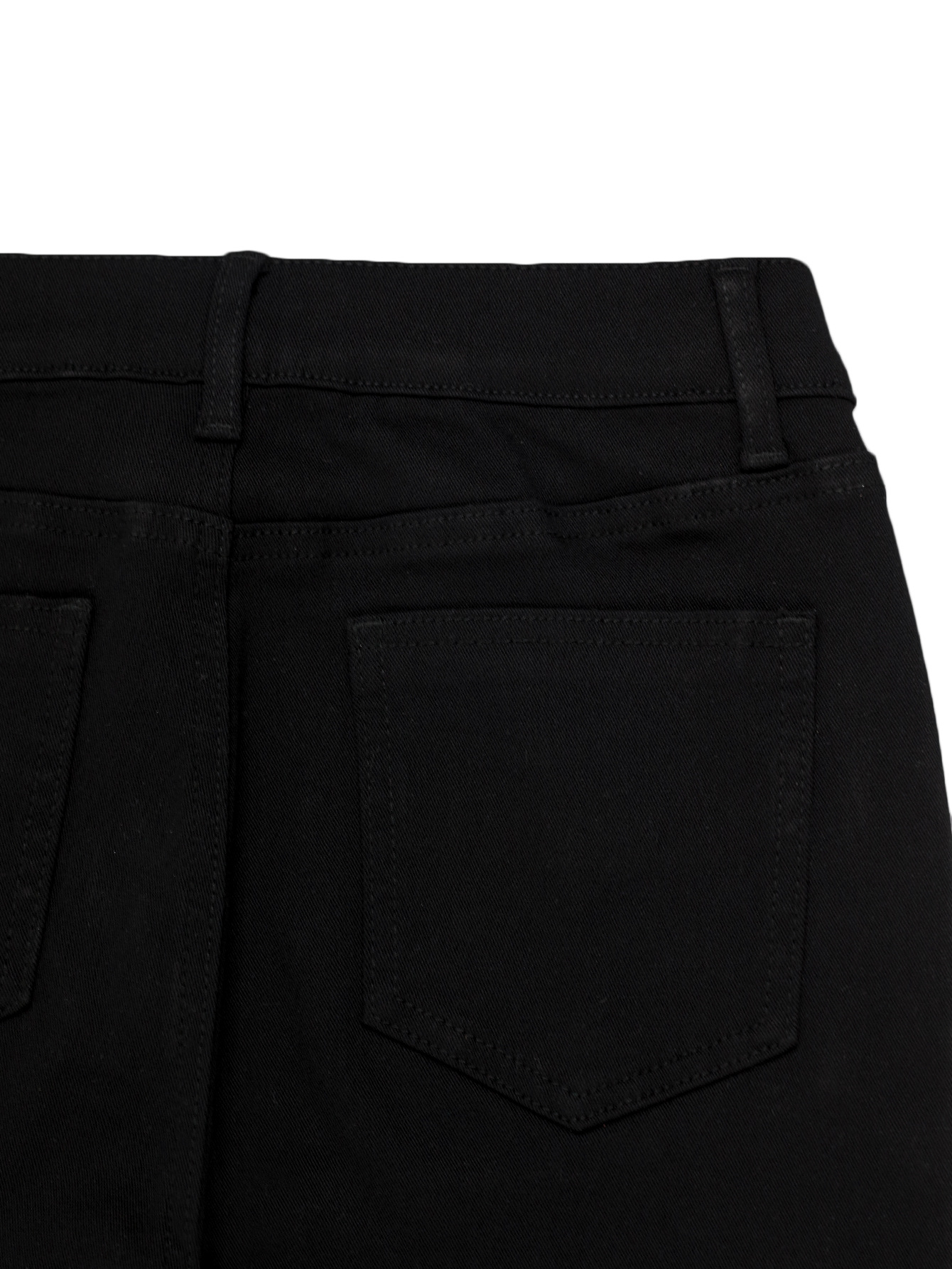 Women's Clothing Black High Waisted Flared Jeans, Sexy And Slim Fitting Floor Length Trousers, Unique Design, Hip Lifting Flared Pants._mkmklike.com