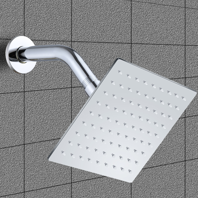 Top de acero inoxidable gran ducha de ducha de ducha de ducha presurizada un solo cabezal de ducha de ducha 4 puntos accesorios generales lotes de oro dibujado