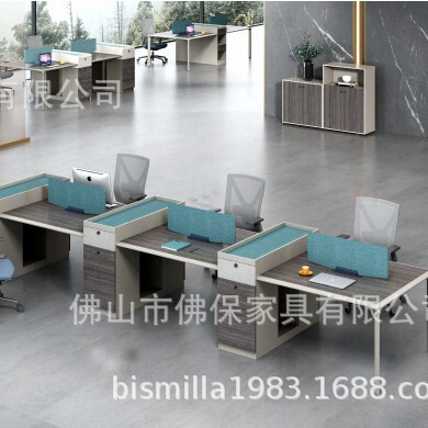 Export Middle East Saudi Arabia 6-person screen desk office chair office furniture melamine office furniture Export Middle East Saudi Arabia 6-person screen desk office chair office furniture melamine office furniture