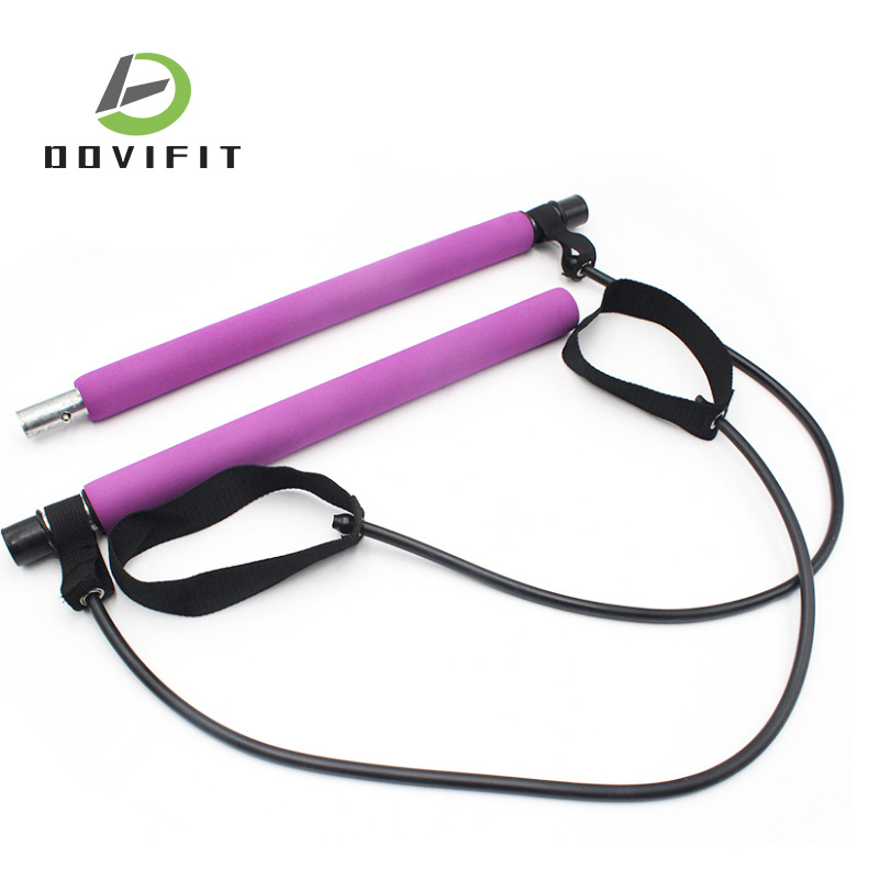 Pilates stick fitness resistencia palo yoga stick casa yoga Squat vientre contracción pierna belleza fitness bar yoga tire palo