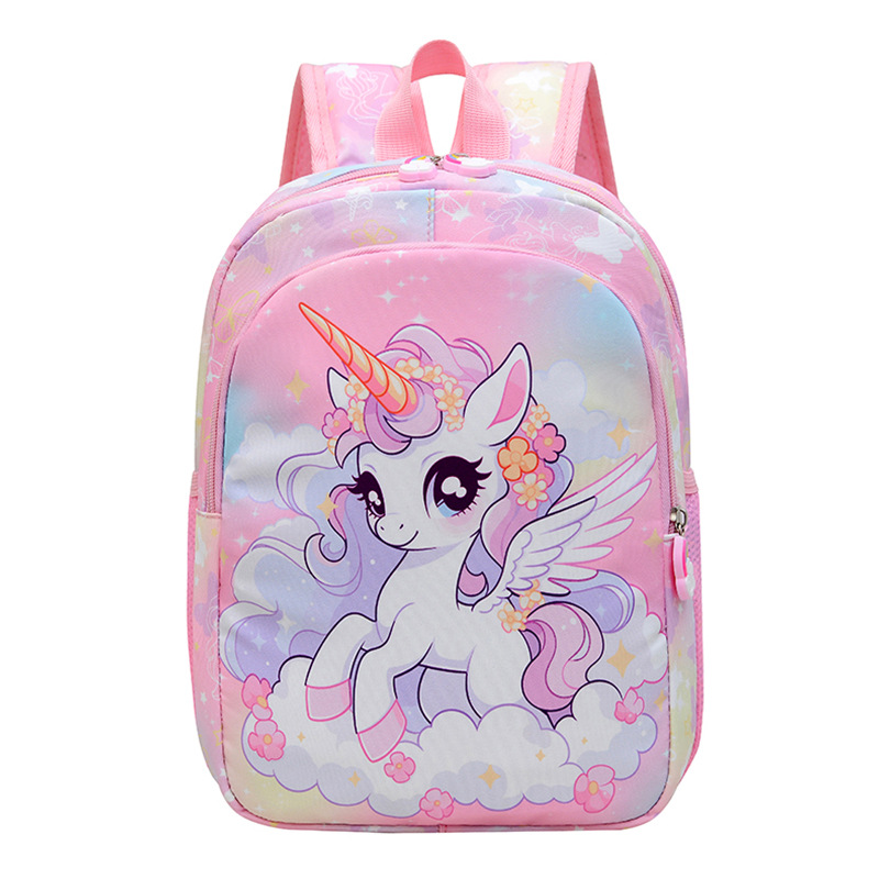 Kindergarten niña mochila escolar de 3 a 5 años mochila niña linda dibujos animados princesa mochila para niños unicornio transfronterizo