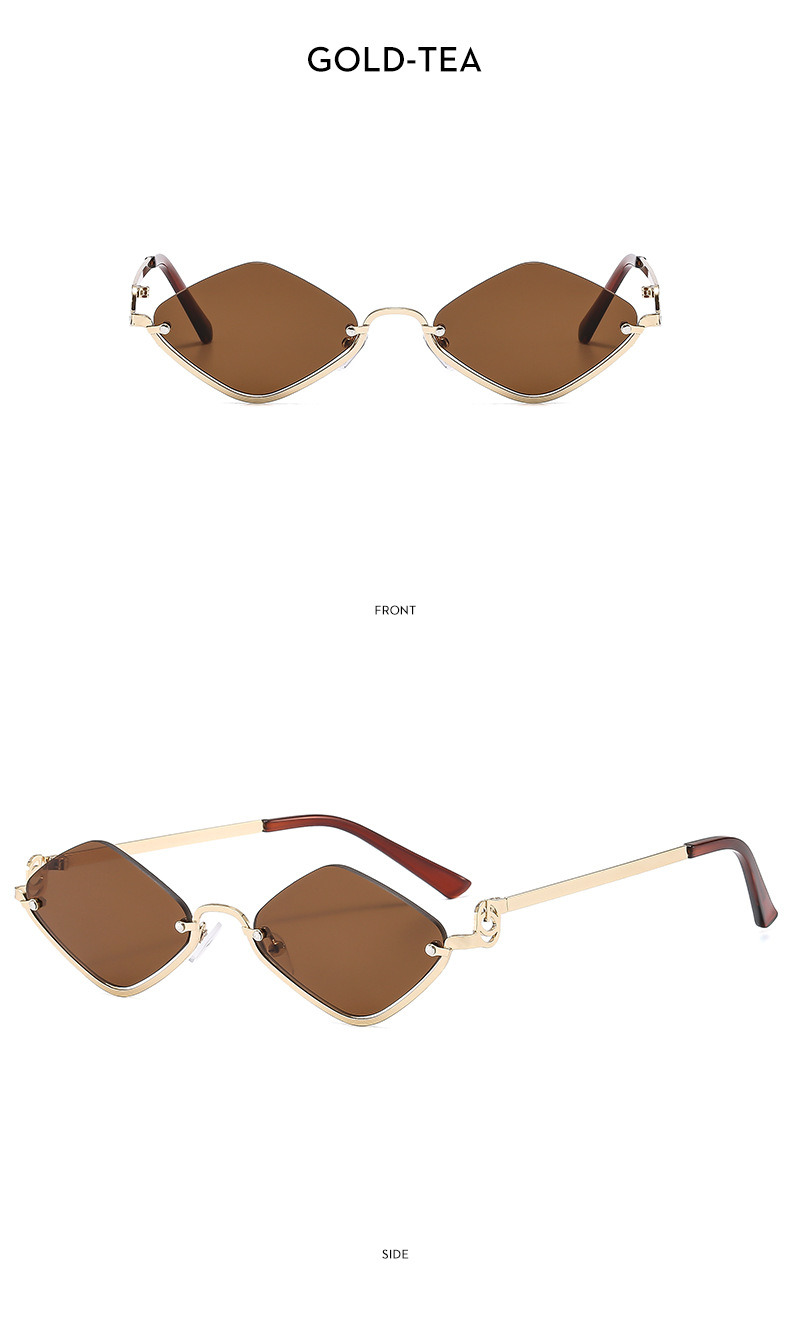 Casual Solid Color Ac UV400 Protection Polygon Full Frame Women's Sunglasses display picture 12