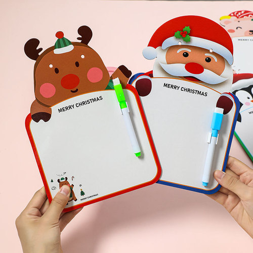 Christmas gift kindergarten early education double-sided writing graffiti drawing board erasable drawing board primary school students DIY writing board