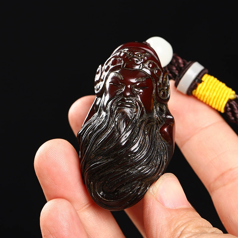 Тибетский натуральный тибетский красный красный старый якский рог ручной резьбы