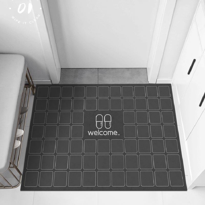 Alfombra de puerta PVC alfombra de la puerta estera de la puerta del hogar antideslizante alfombra de corte