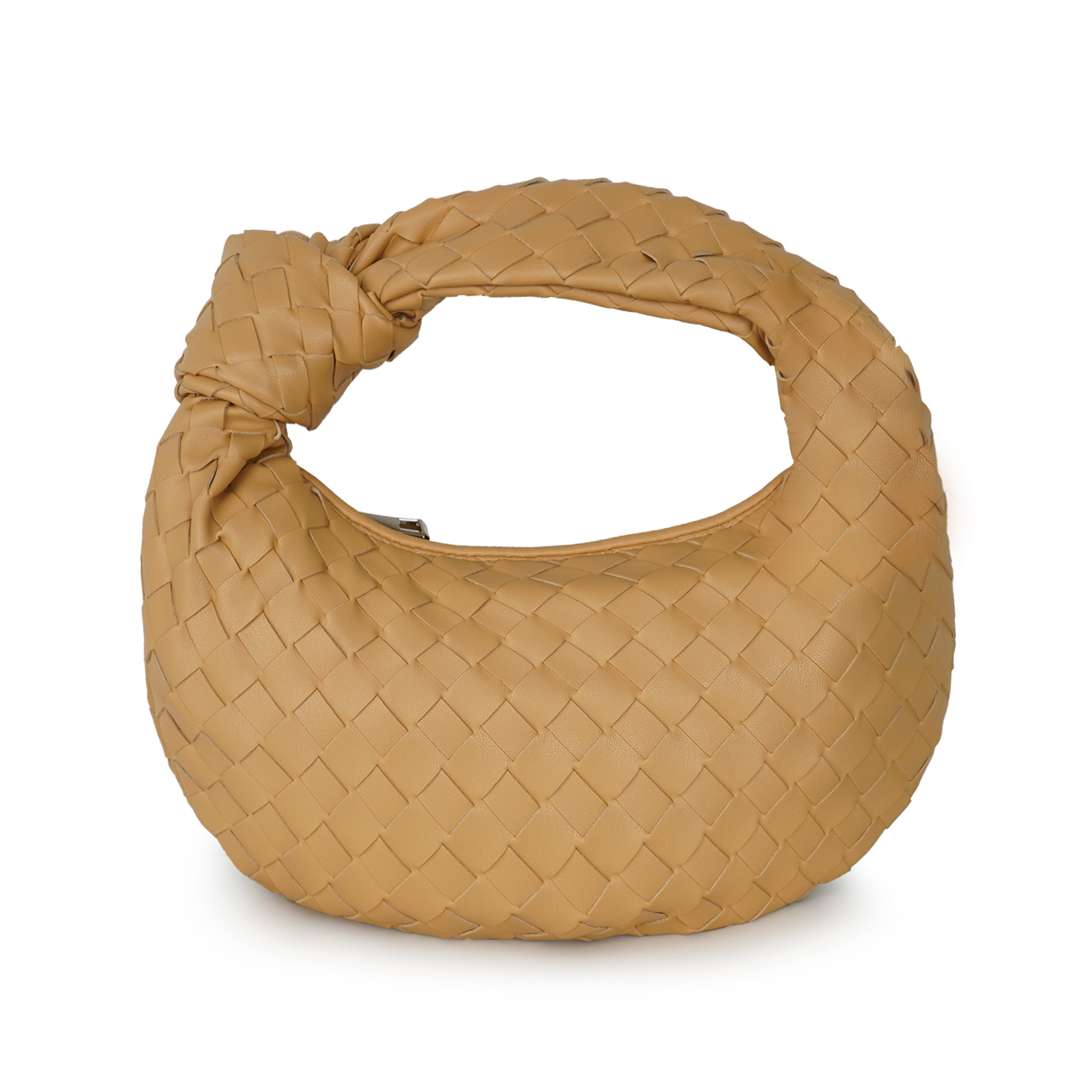 thumbnail image 1 of Bolso de croissant, bolso de mano, bolso de mano para mujer, bolso transfronterizo, bolso tejido a mano más vendido de Amazon, color patata uno, 1 of 2