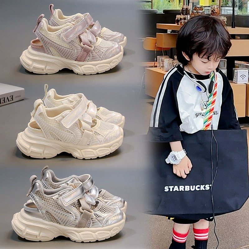 Корейская версия детской спортивной обуви весной и летом