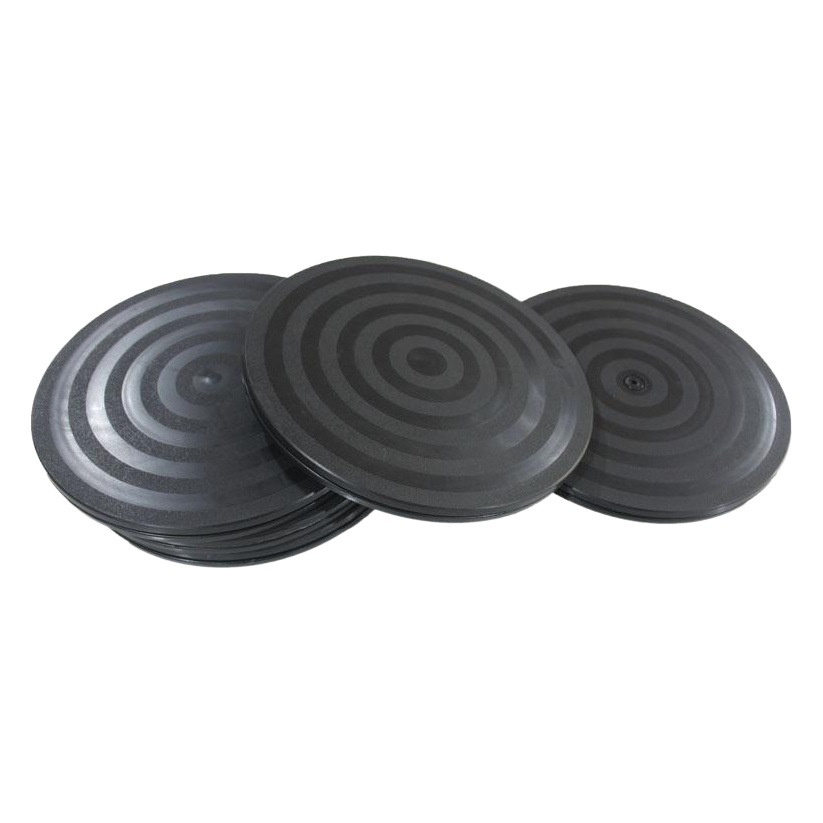 20cm plana placa giratoria de plástico hecha a mano arcilla giratoria pantalla portátil flor maceta de cultivo base giratoria