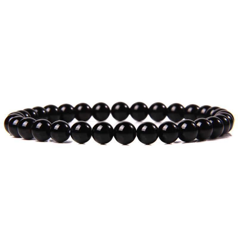 18g Weight Bracelets Classification Natural Stone Chain Material 1 Piece Quantity Holiday, Daily Occasion natural stone Material Round Pattern Unisex Gender Beaded Design Casual, Simple Style Style Casual Simple Style Round Natural Stone Wholesale Bracelets 8