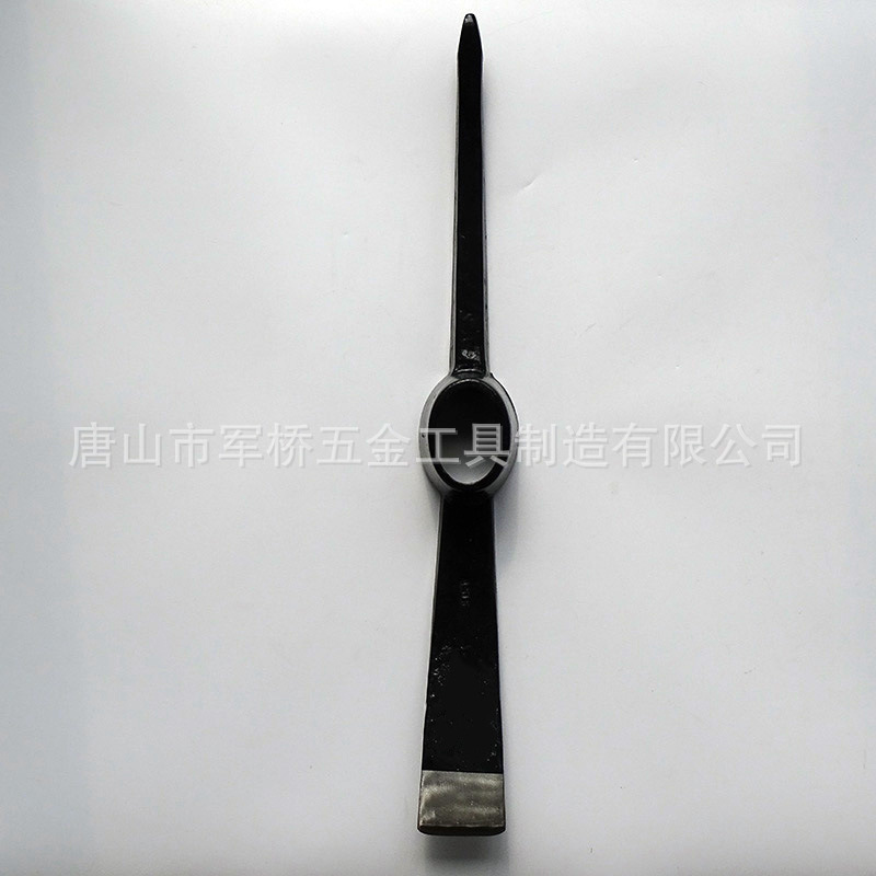 厂家批发扁尖双头精钢十字镐 农用户外工地钢镐加粗加厚铁镐