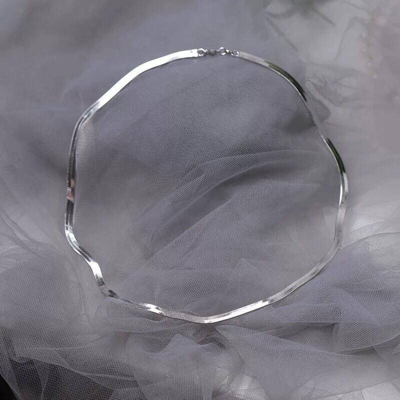 Holiday, Daily Occasion Titanium Steel Material Wholesale Jewelry Casual Simple Style Solid Color Titanium Steel Necklace