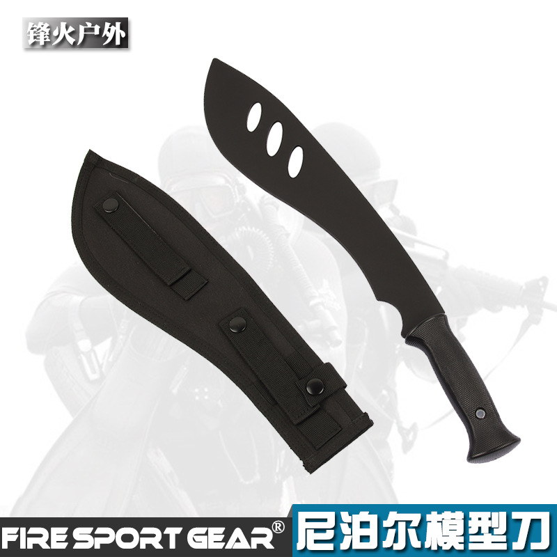 户外装扮道具 橡胶斧头大刀弯刀模型 尼泊尔软刀不伤人户外装备