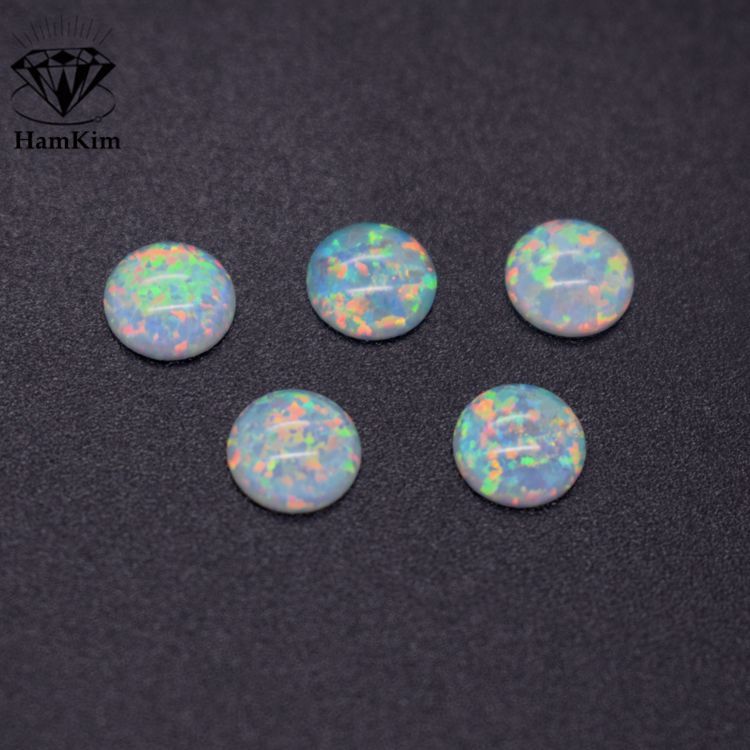 圆形 半透欧泊石