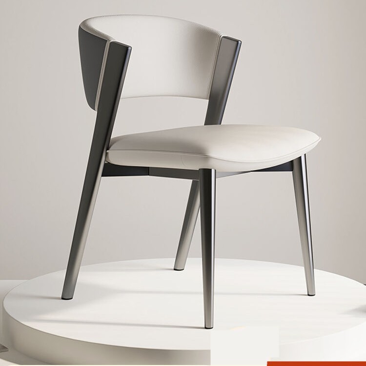 Italian Light Luxury Home Modern Simple Home High-class Chair Restaurant Backrest Leisure Chair Model Room Hotel Negotiation Chair