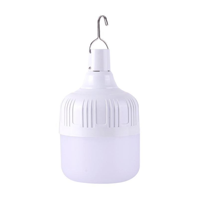 Bombilla recargable usb para el hogar de emergencia por corte de energía, luz de puesto de mercado nocturno multifuncional súper brillante, iluminación inalámbrica al aire libre al por mayor