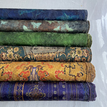 40姆米缎面绢纺香云纱真丝面料 复古莨绸服装棉服旗袍连衣裙布料