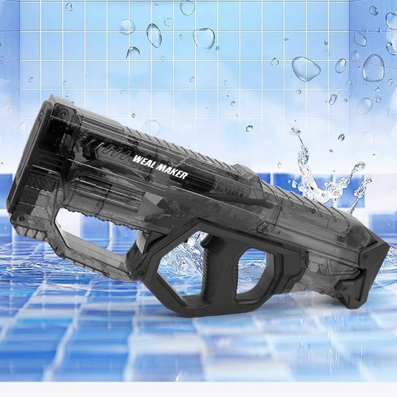 Pistola de agua eléctrica de pulso transfronterizo de alta capacidad de alta presión de agua de agua automática de absorción de agua para niños, niñas y niños pistola de juguete de agua