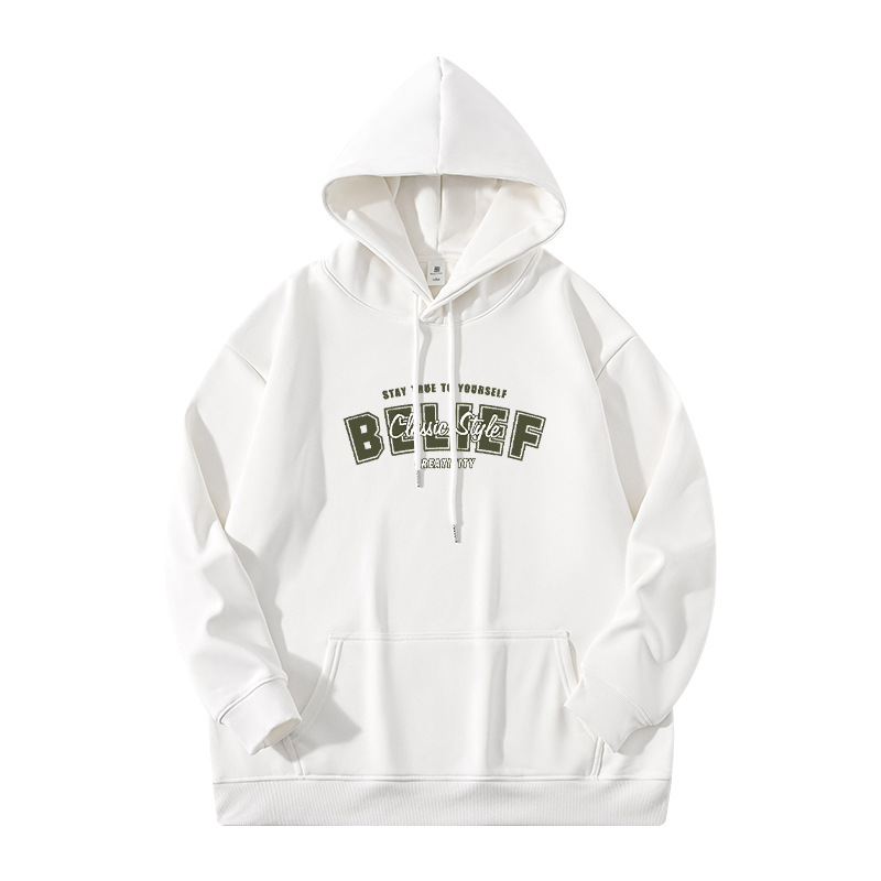 Suéter hombre encapuchado primavera y otoño estilo americano pesado pesado invierno más chaqueta de terciopelo nuevo abrigo de hombre de otoño
