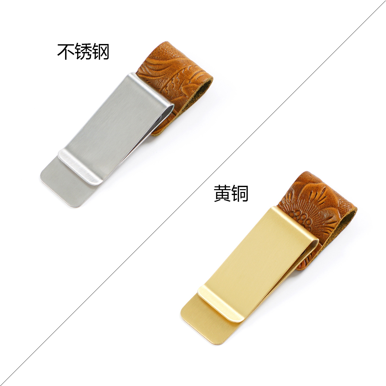 Accesorios para cuaderno de viajero TRAVELER'S, marcapáginas, clip para bolígrafo, billetera de metal, cuero retro