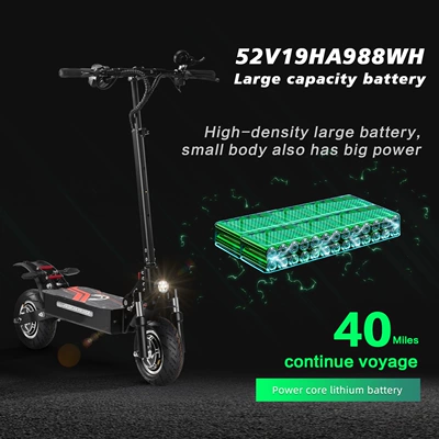 BOYUEDA dual-drive off-road Qatlanan elektrik skuterlər