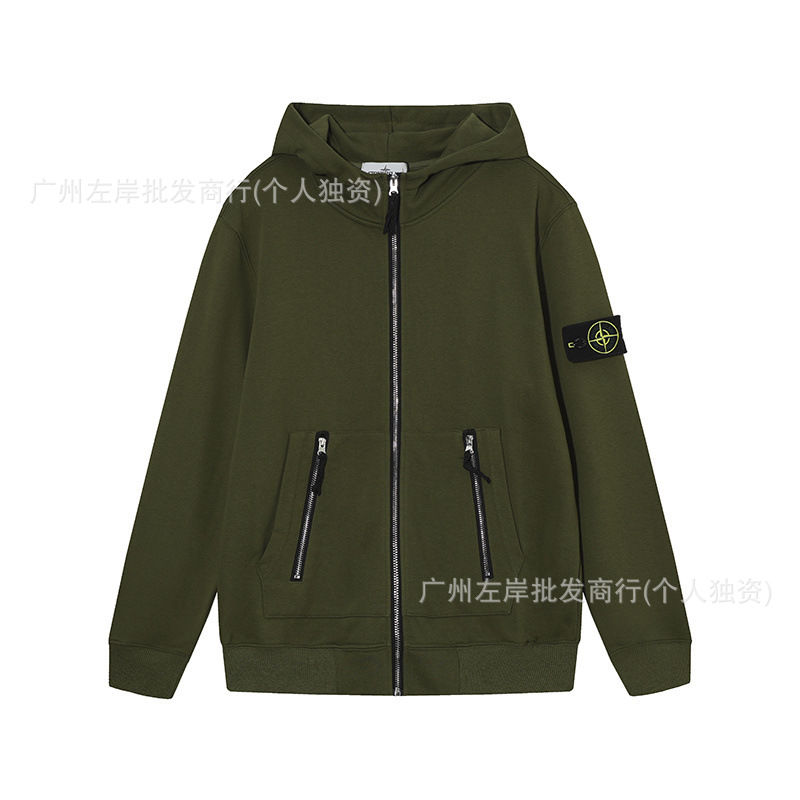 B13军绿色（毛圈款） / S