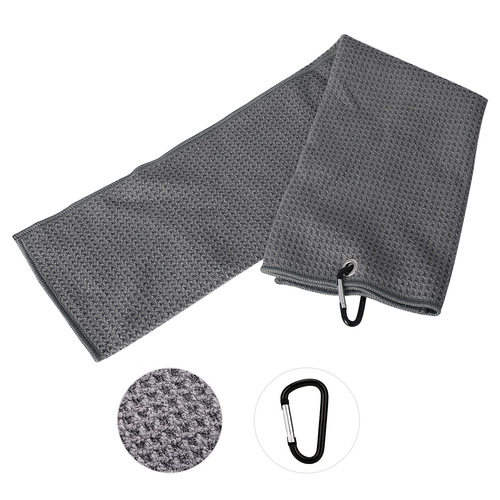Cross-border hot selling golf cleaning towel delicate hook towel rag club wipe source factory dropshipping
